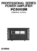 Yamaha PC-5002-M - Owners Manual 